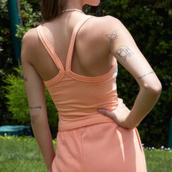 NWT Playboy by Pacsun Cropped Racerback Tank - Picture 2 of 7